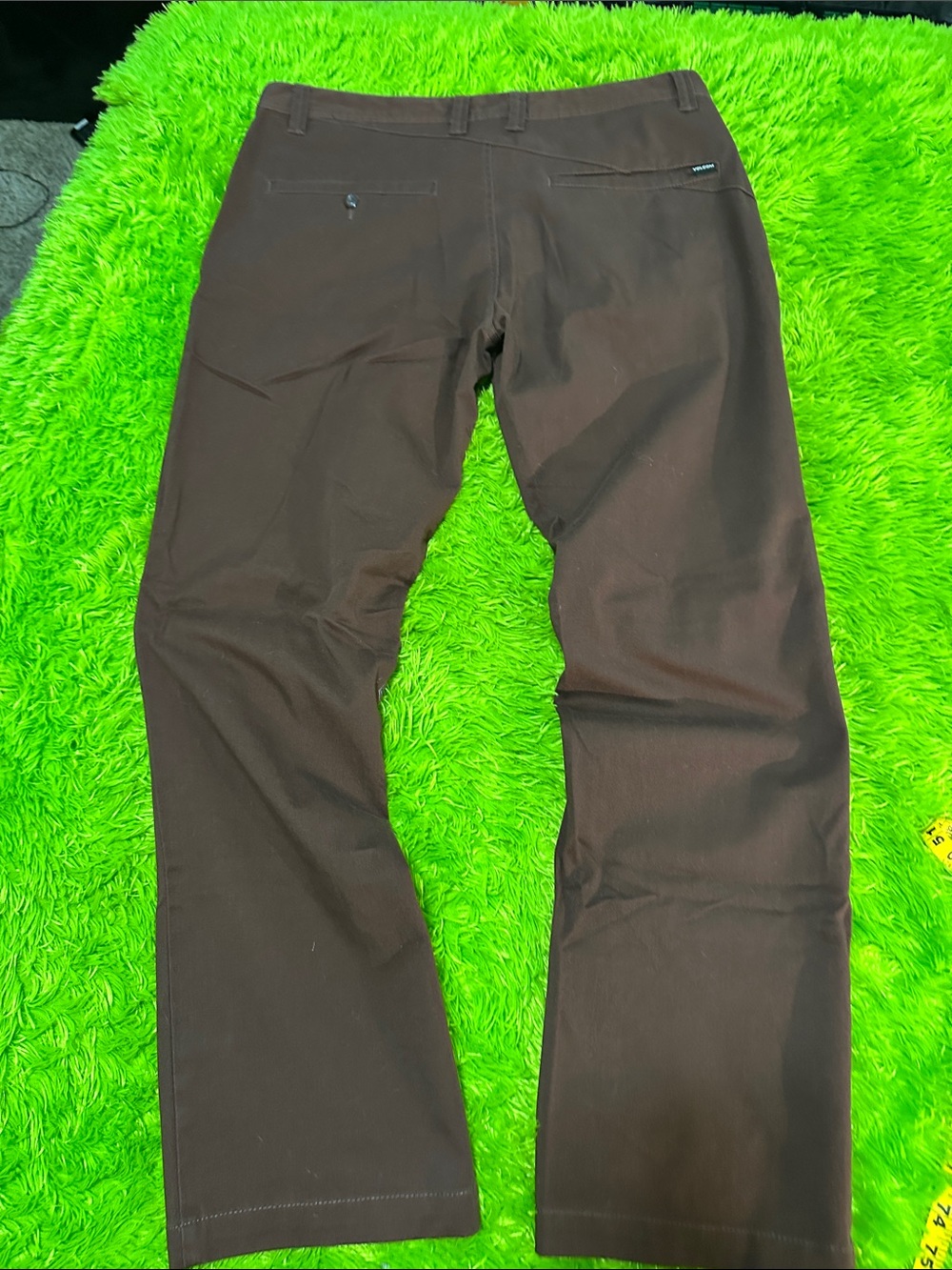 Volcom Modern Fit maroon Casual Pants 36 - Picture 5 of 5